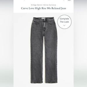 Abercrombie and Fitch relaxed jeans